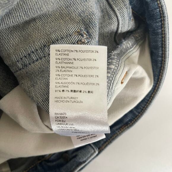 We the Free Sabrina Ripped High Waist Crop Super Skinny Jeans - Size 30 - Picture 7 of 7